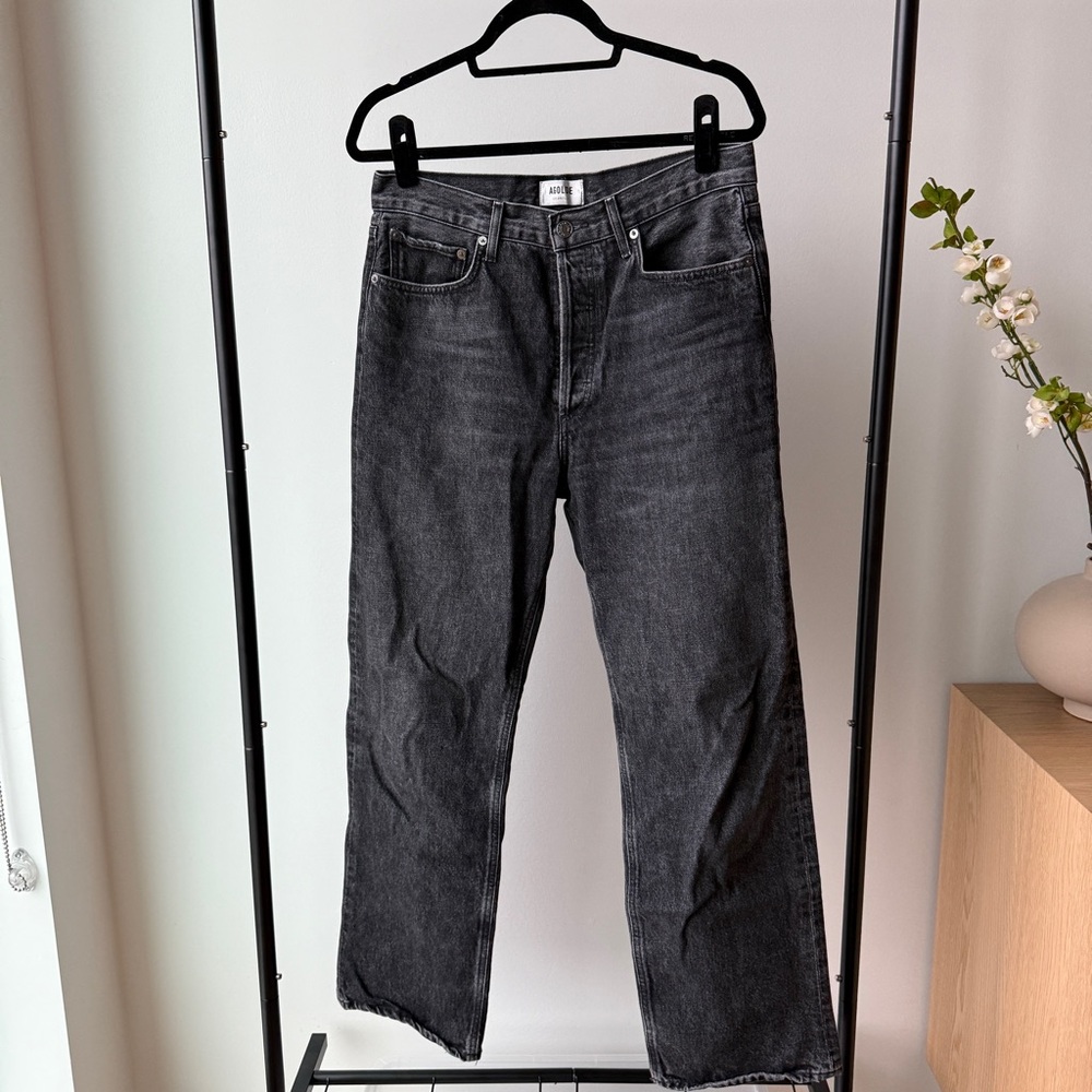 Agolde Fran High Rise Wide Leg Jeans